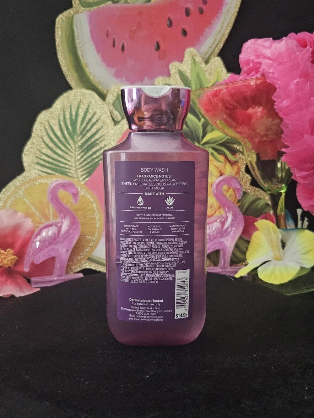NWT Bath & Body Works Sweet Pea Body Care Set - Pink & White READ DESCRIPTION!